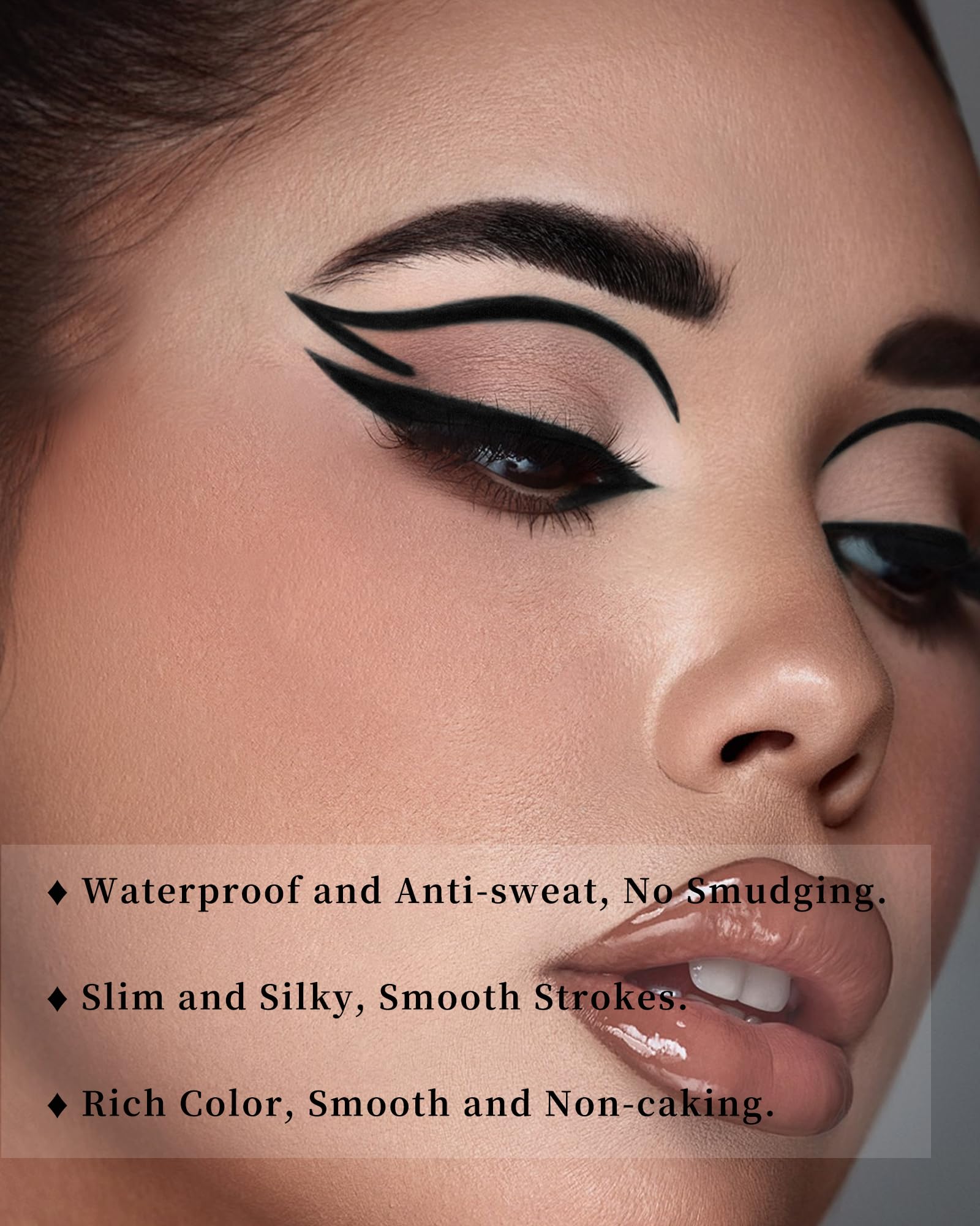 Caedelfly Gel Eyeliner Set – usage sourcils et yeux, format compact et pratique.