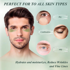 Caewous hydrogel formula delivers cooling hydration to the eye contour.