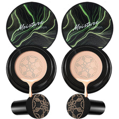 CAHIUYOA Crème CC Cushion Éponge champignon offre hydratation légère et couvrance naturelle.