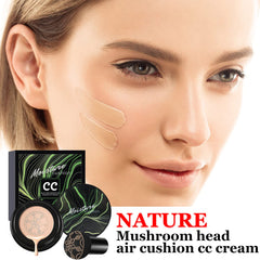 CAHIUYOA Crème Teint Cushion Éponge champignon assure une tenue longue durée et contrôle l'éclat.