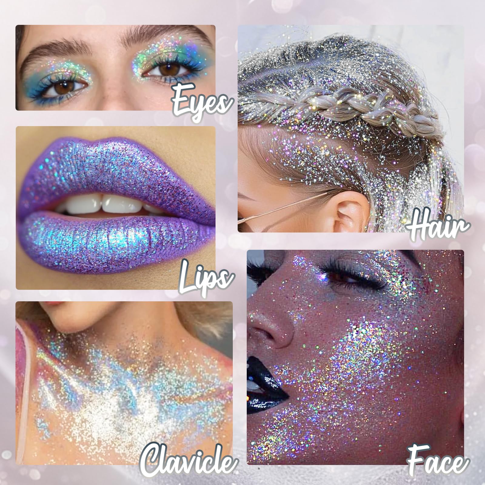 CAHOTO glitter idéal pour soirées et festivals.