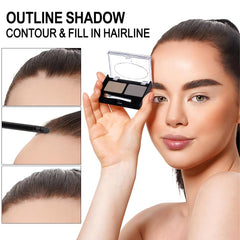 CAKAILA Brosse double-face facilitant la définition et le remplissage des sourcils.