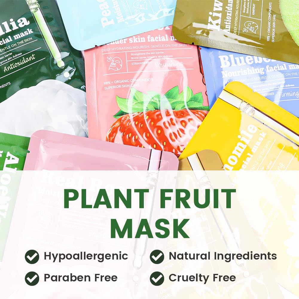 CAKAILA masque-visage adhesion et hydratation qui reste en place