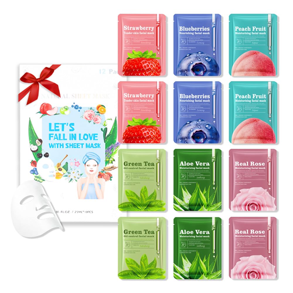 CAKAILA masque-visage hydratant pour une hydratation durable et une peau douce