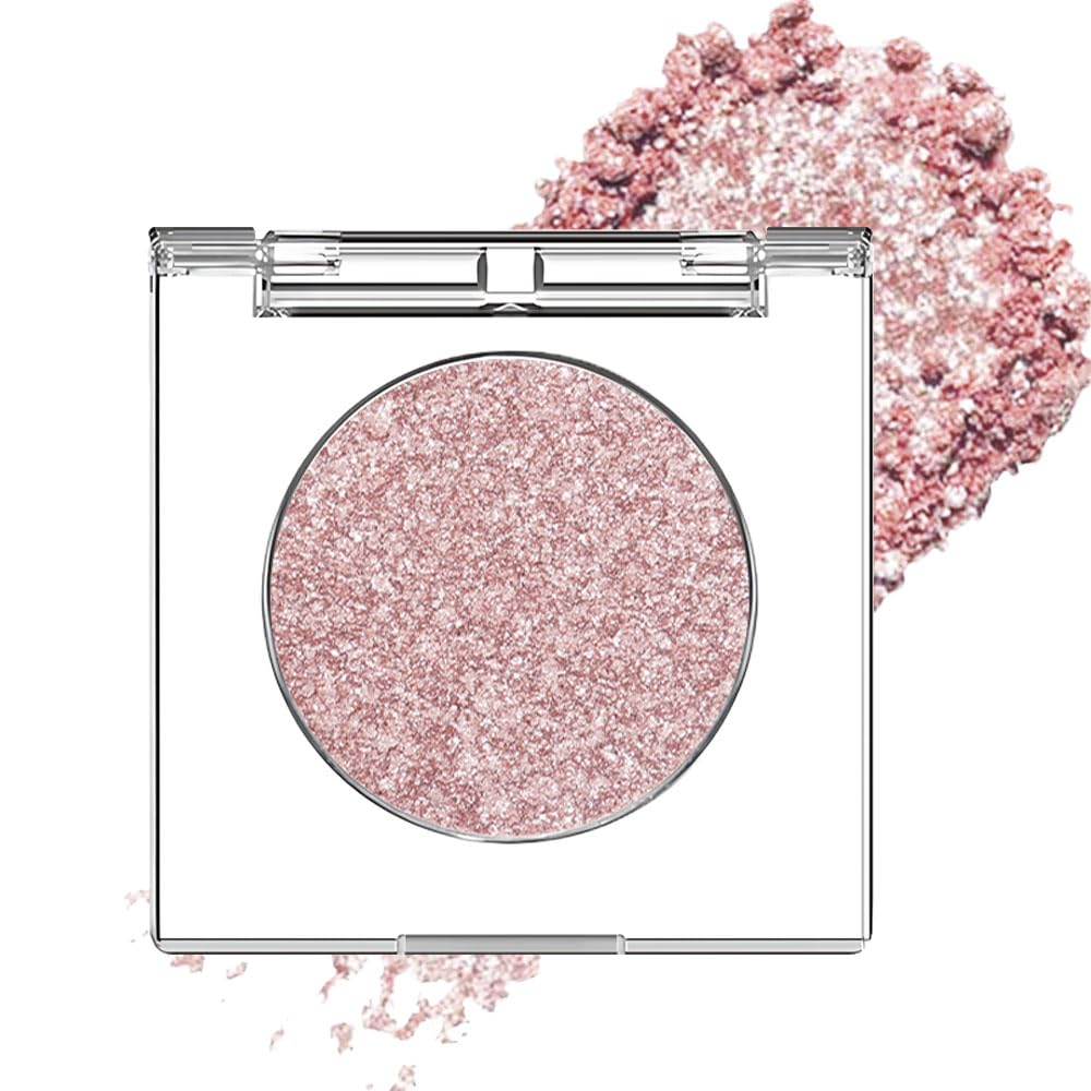 CAKAILA palette ombres rose doré monochrome: rendu intense et longue tenue.