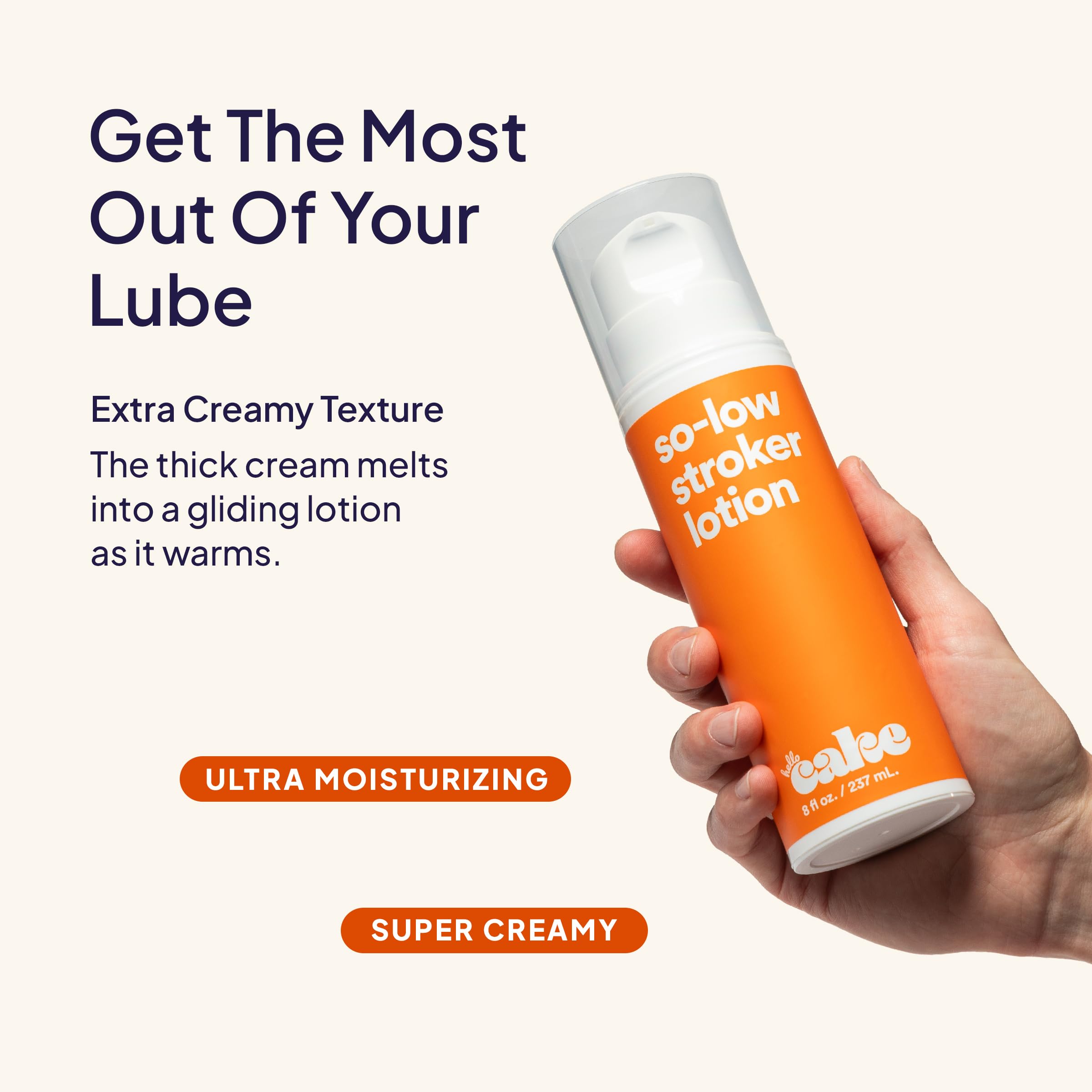 Cake So-Low Lotion: nettoyage rapide et sans résidu après usage.