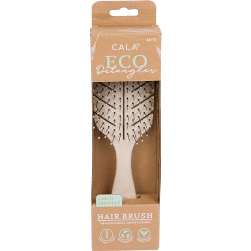 Cala Eco Démêlant Brosse Double Courbe, confort maximal lors du coiffage.