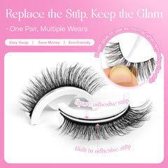 Cils doux et duveteux CALAILIS, volume subtil pour un effet naturel.