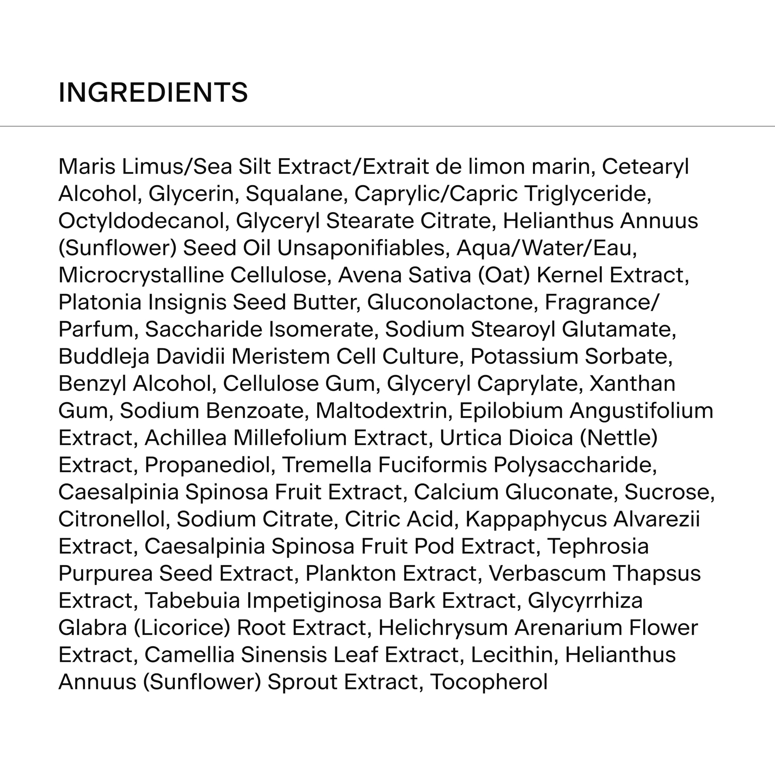 Caldera + Lab soin vegan sans OGM et sans parabènes pour la peau.