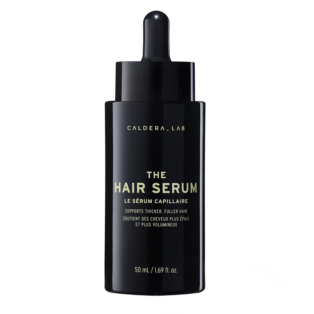 Caldera + Lab Sérum Cheveux – flacon élégant pour cheveux volumineux et sains