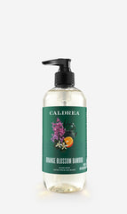 Caldrea Mains Lavage: flacon fleur d'oranger et bambou, hydratation douce pour les mains.