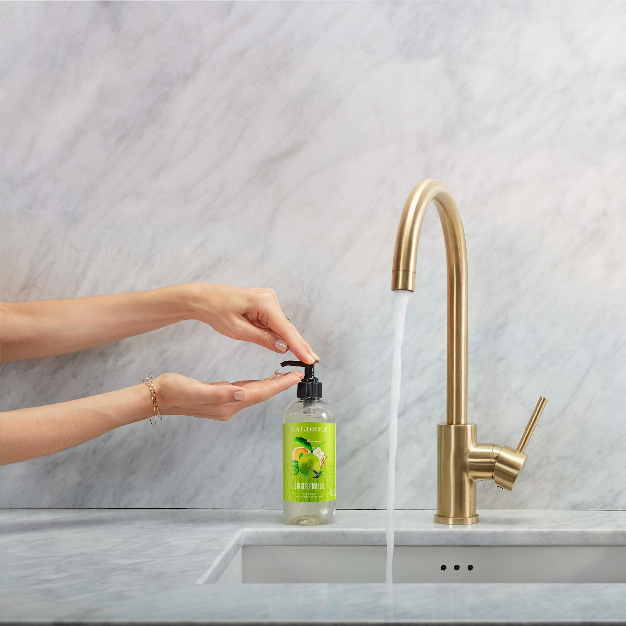 Pompe du savon Caldrea – accès rapide et pratique pour le lavage quotidien.