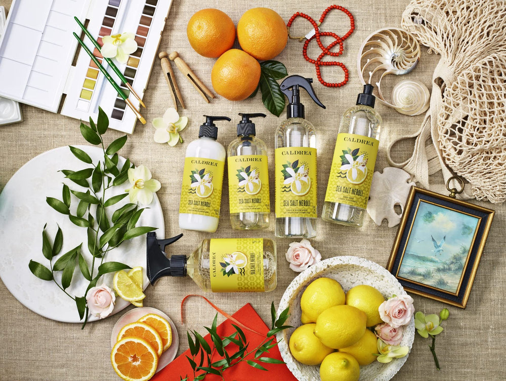 Caldrea Savon Mains Aloé Vera, gel apaisant pour une sensation de fraîcheur.