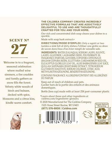 Savon Caldrea Gilded Balsam Birch, texture crémeuse offrant douceur pour les mains