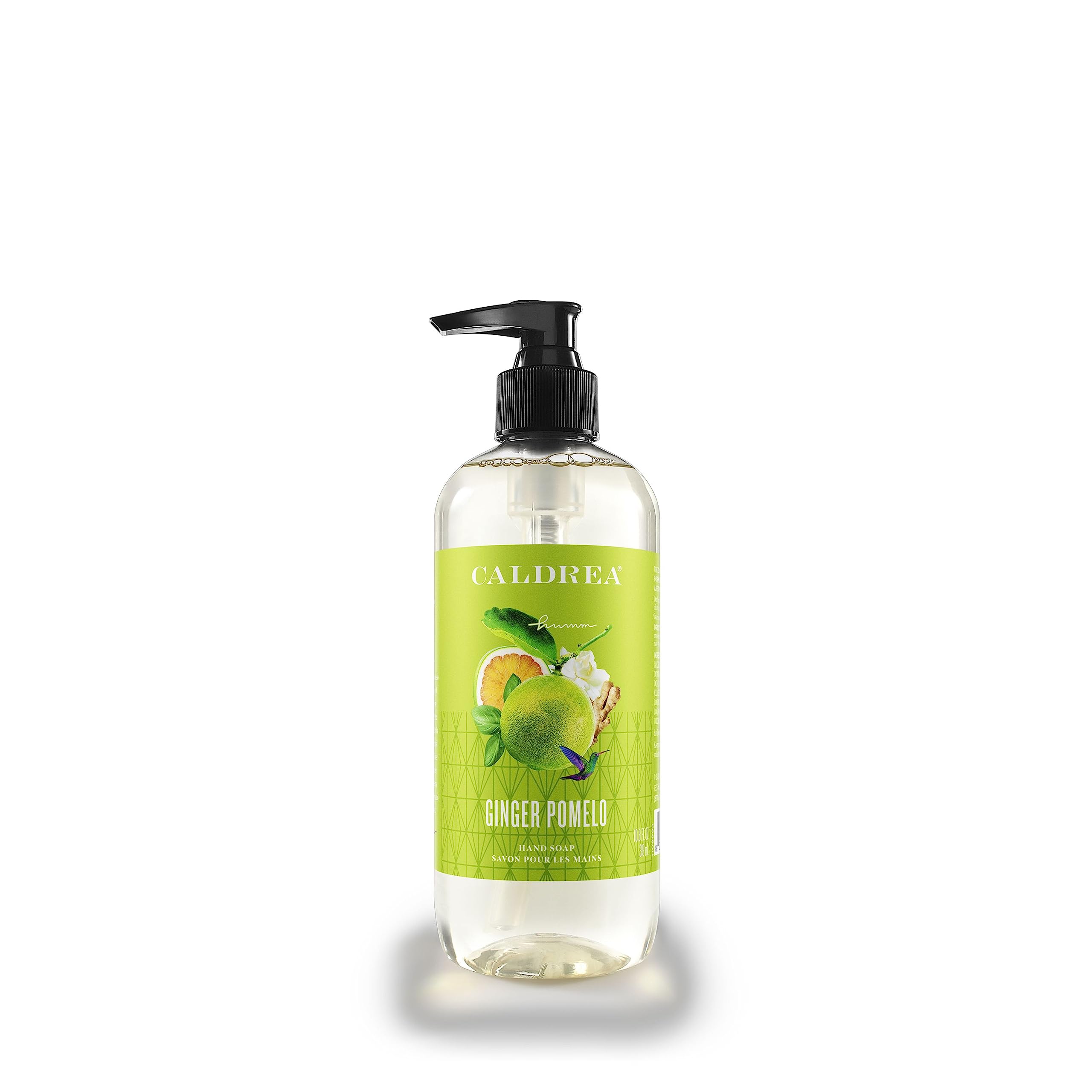 Caldrea Savon Mains Gingembre Pomelo, bouteille élégante pour un lavage frais et parfumé.