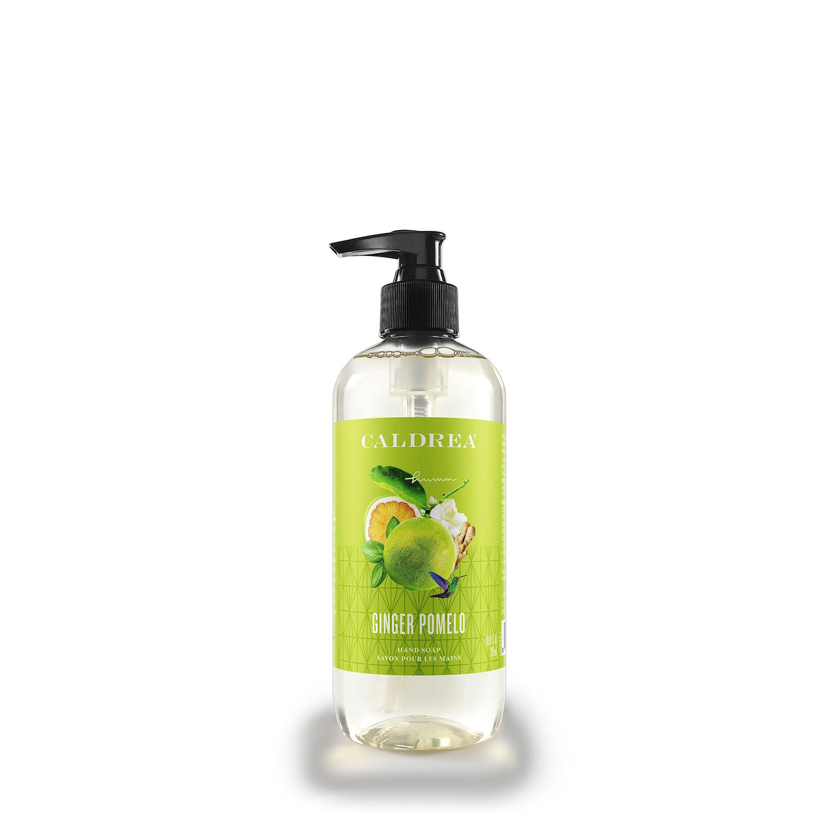 Caldrea Savon Mains Gingembre Pomelo, bouteille élégante pour un lavage frais et parfumé.