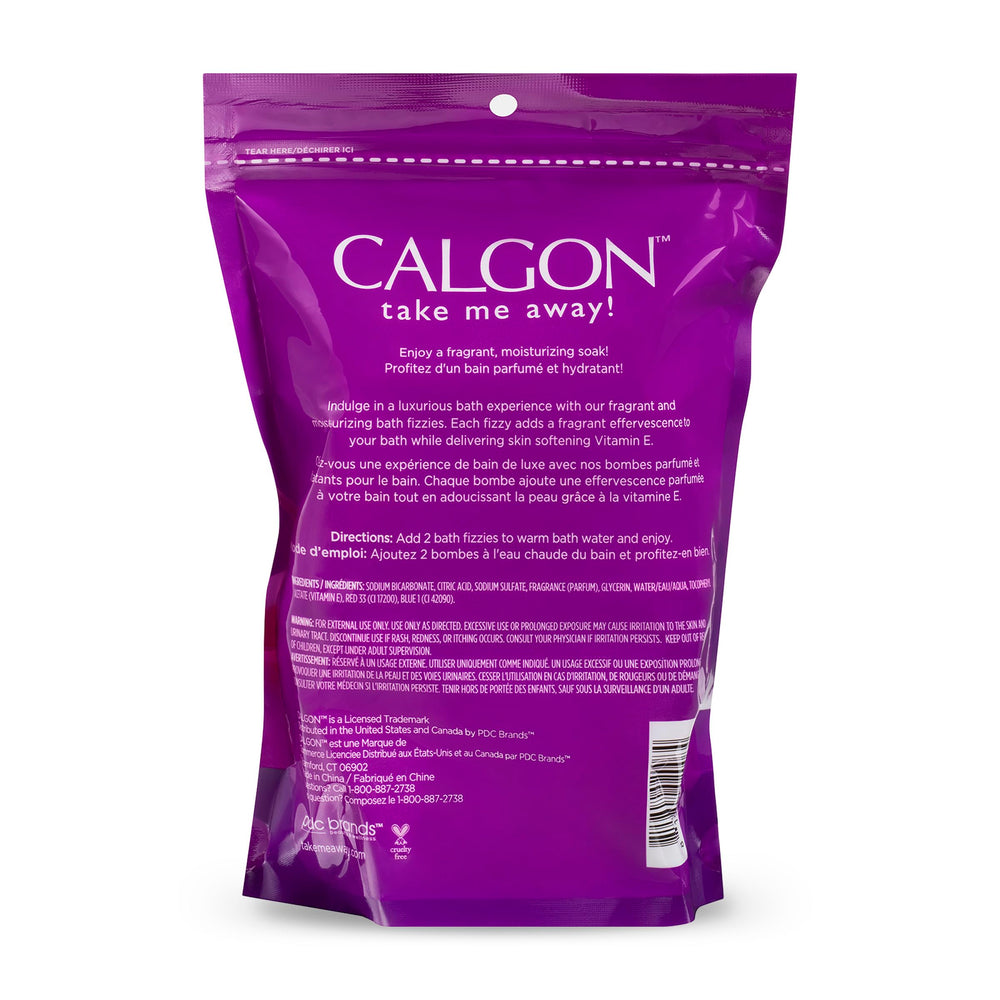 Calgon Bouffies Lavande Miel, peau douce après bain, effet potentiel.
