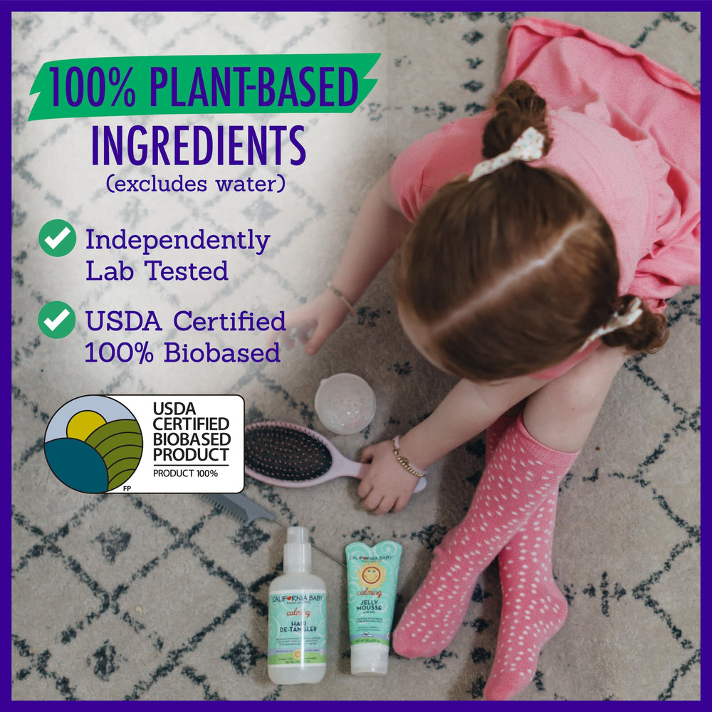 Idéal pour tresses et coiffures avec le gel California Baby