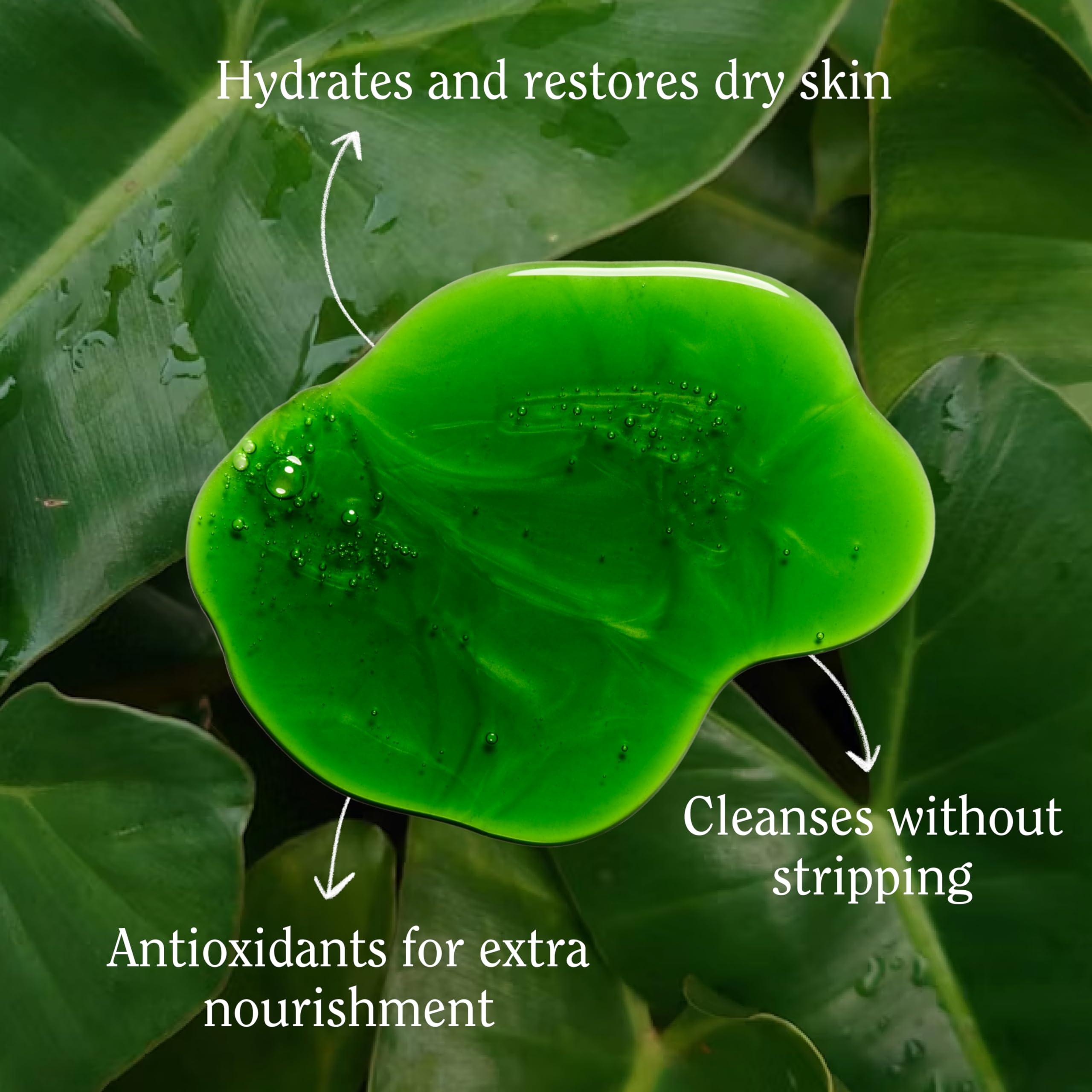 California Naturals douche-mousse douceur: texture nettoyante agréable et hydratante.