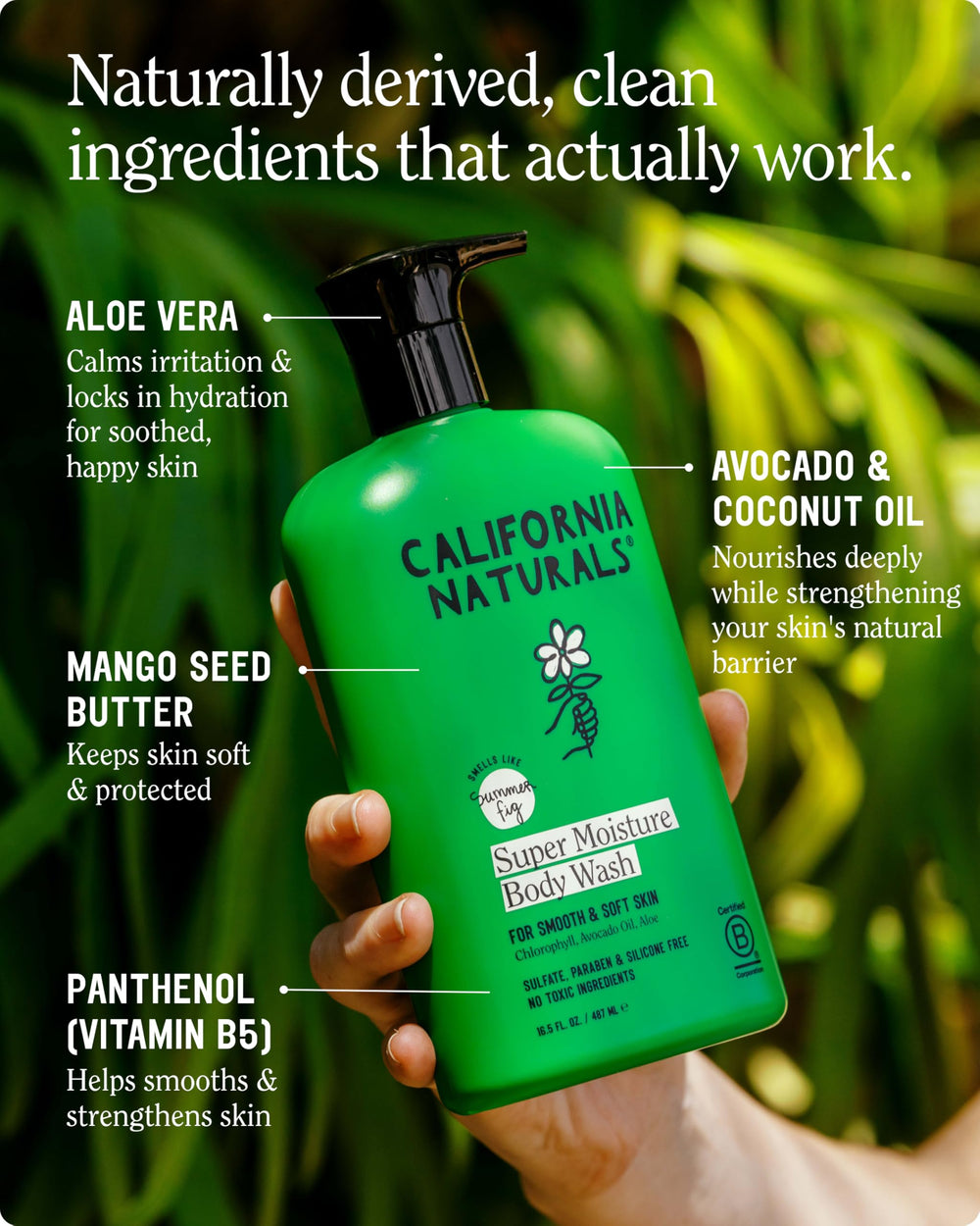 California Naturals huile-graines-carotte: nutriments pour la peau et élasticité.