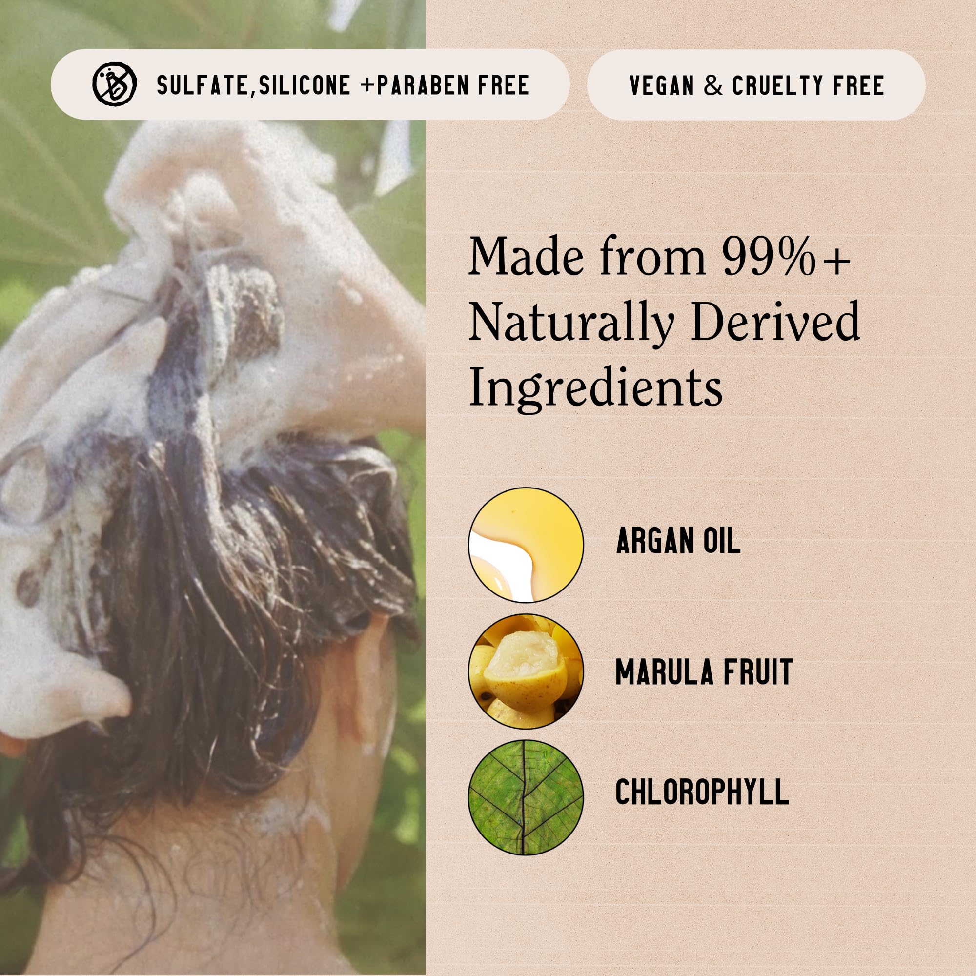 California Naturals Huile marula flacon: nutrition en profondeur et démêlage facilité.
