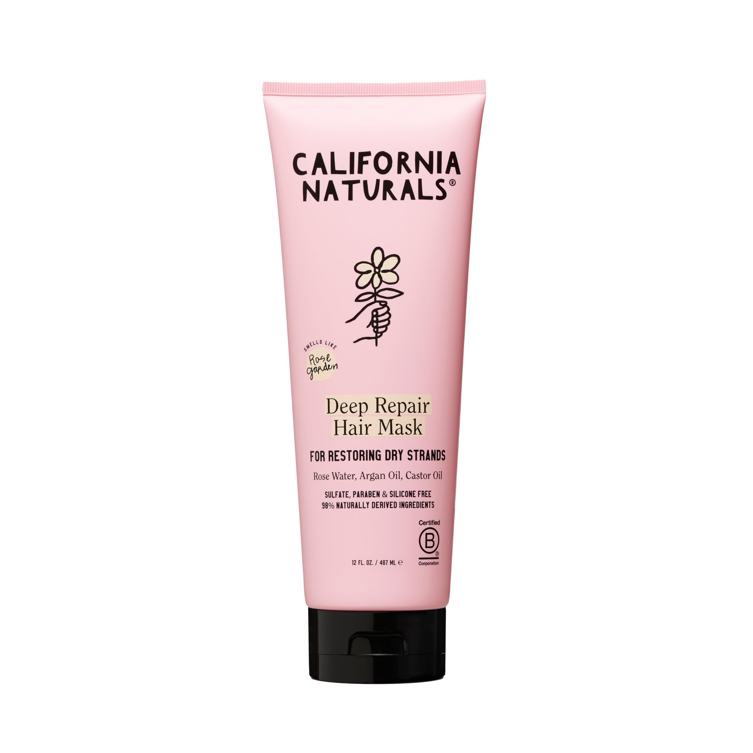 Masque réparateur profond California Naturals, texture crémeuse nourrissante pour cheveux.