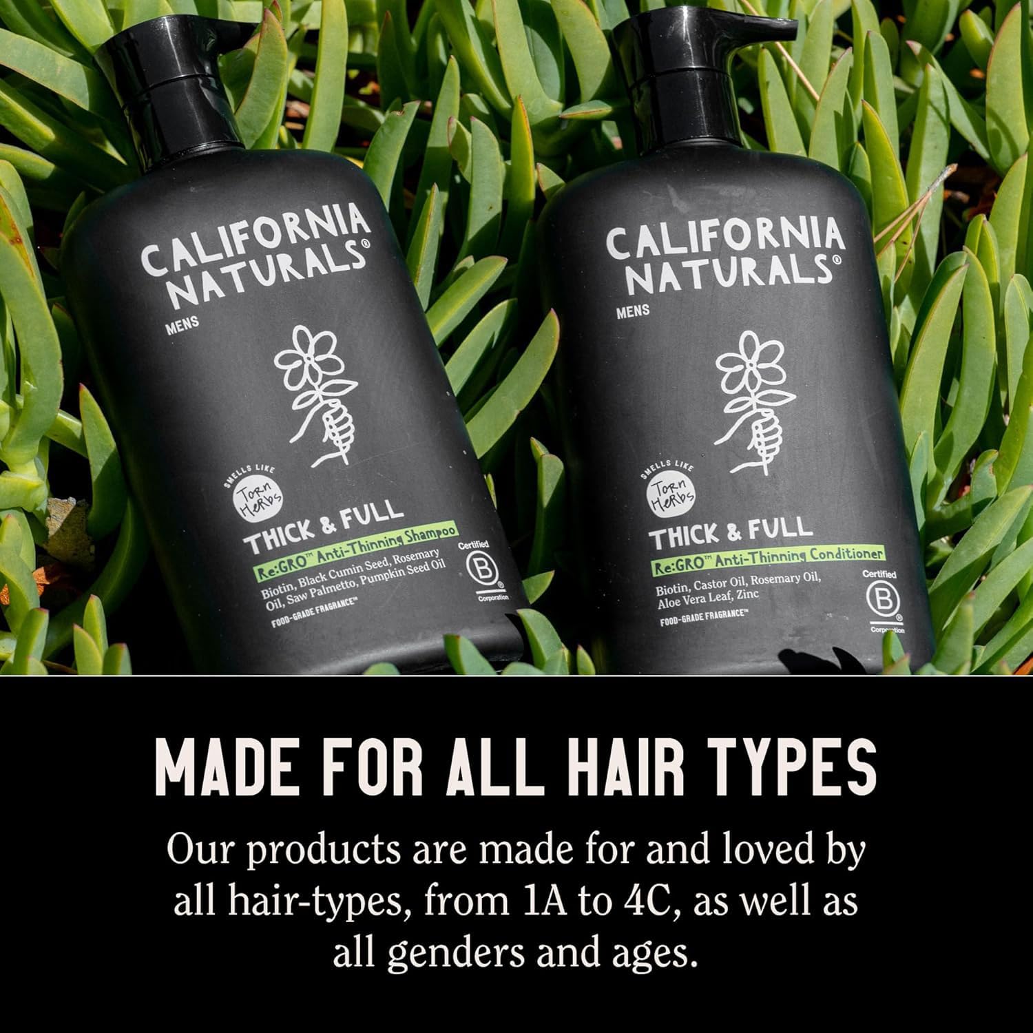 California Naturals Re:GRO – emballage recyclable, choix durable et responsable.