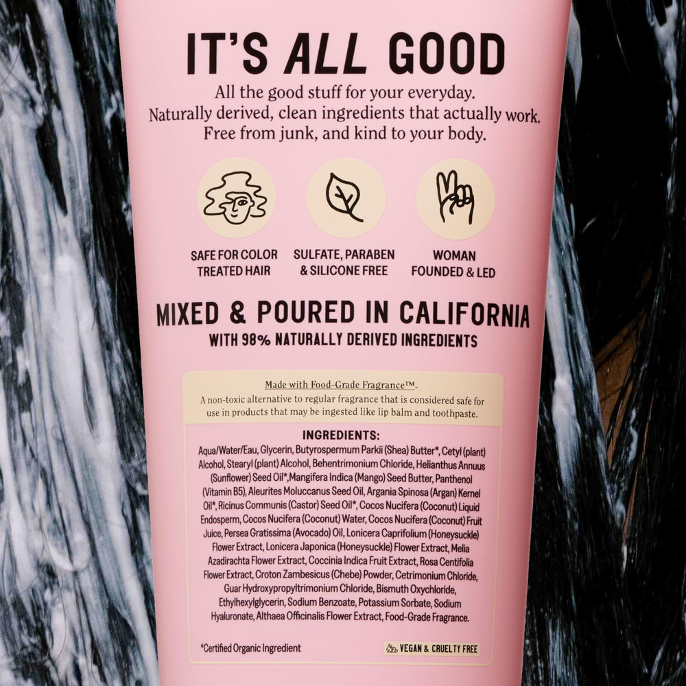 Sans sulfates et silicones California Naturals, convient à tous les types de cheveux.