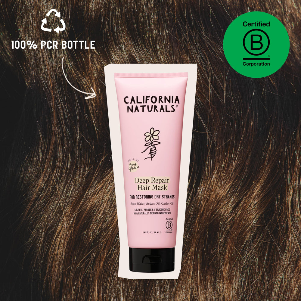 Senteur Rose Garden California Naturals, parfum agréable qui accompagne le rituel soin.