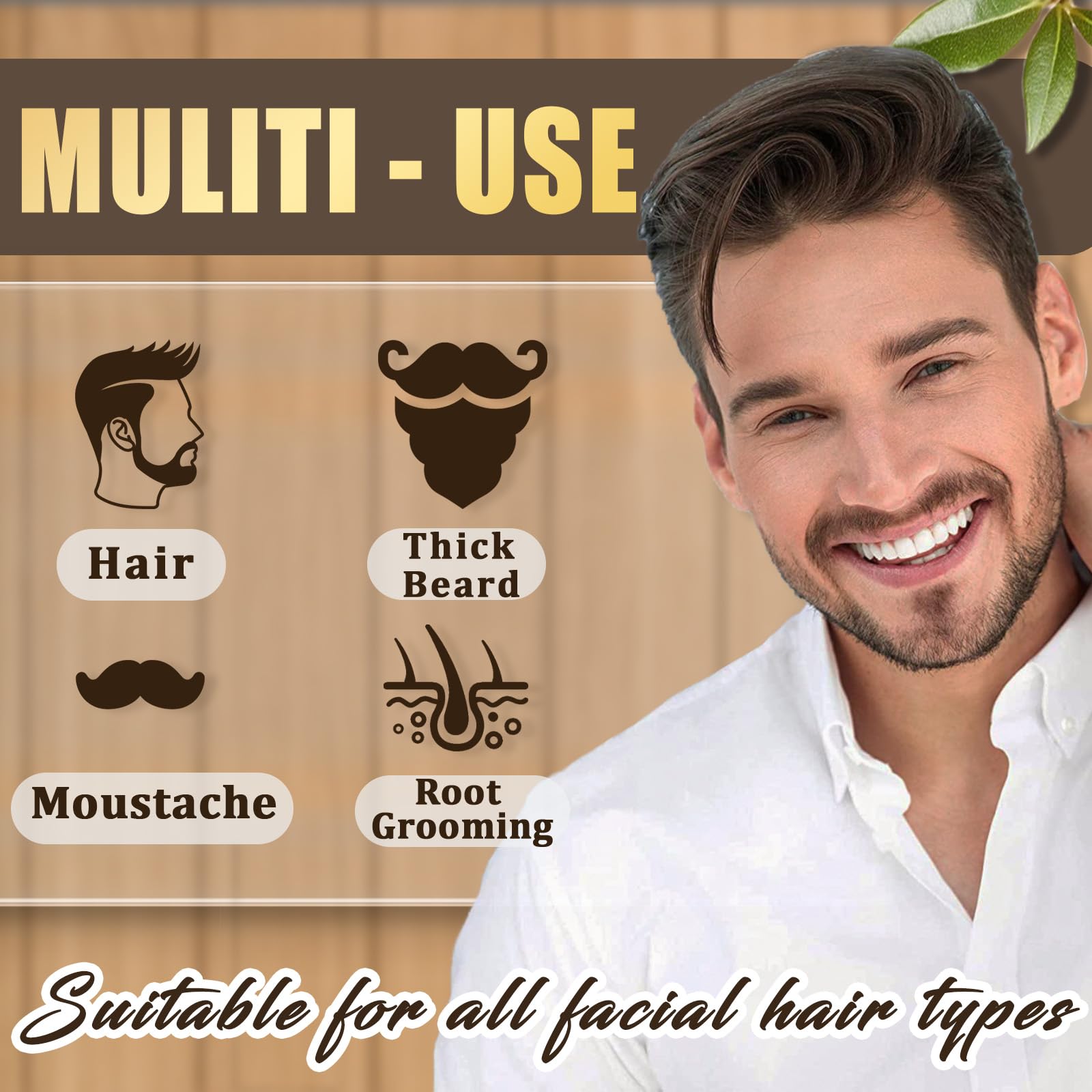 Callmynm Beard Dye – couleur douce et peau respectée après utilisation