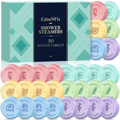 CalmNFiz bombes douche effervescentes: lot de 30 pour experience sensorielle