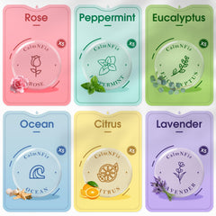 CalmNFiz 6 senteurs: aromes distincts pour douche revitalisante