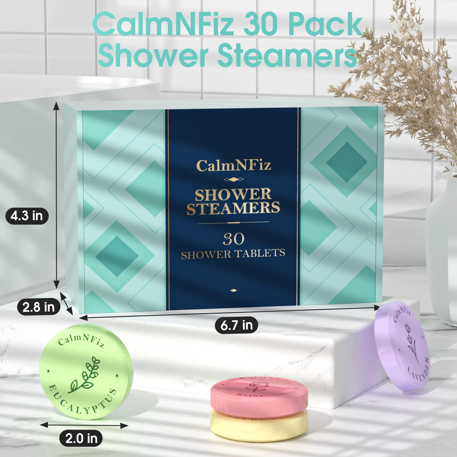 CalmNFiz bombes-douche presentable: idee cadeau pour femmes