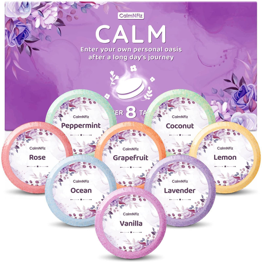 CalmNFiz tablettes vapeur menthe – réveil frais et énergie pour la douche