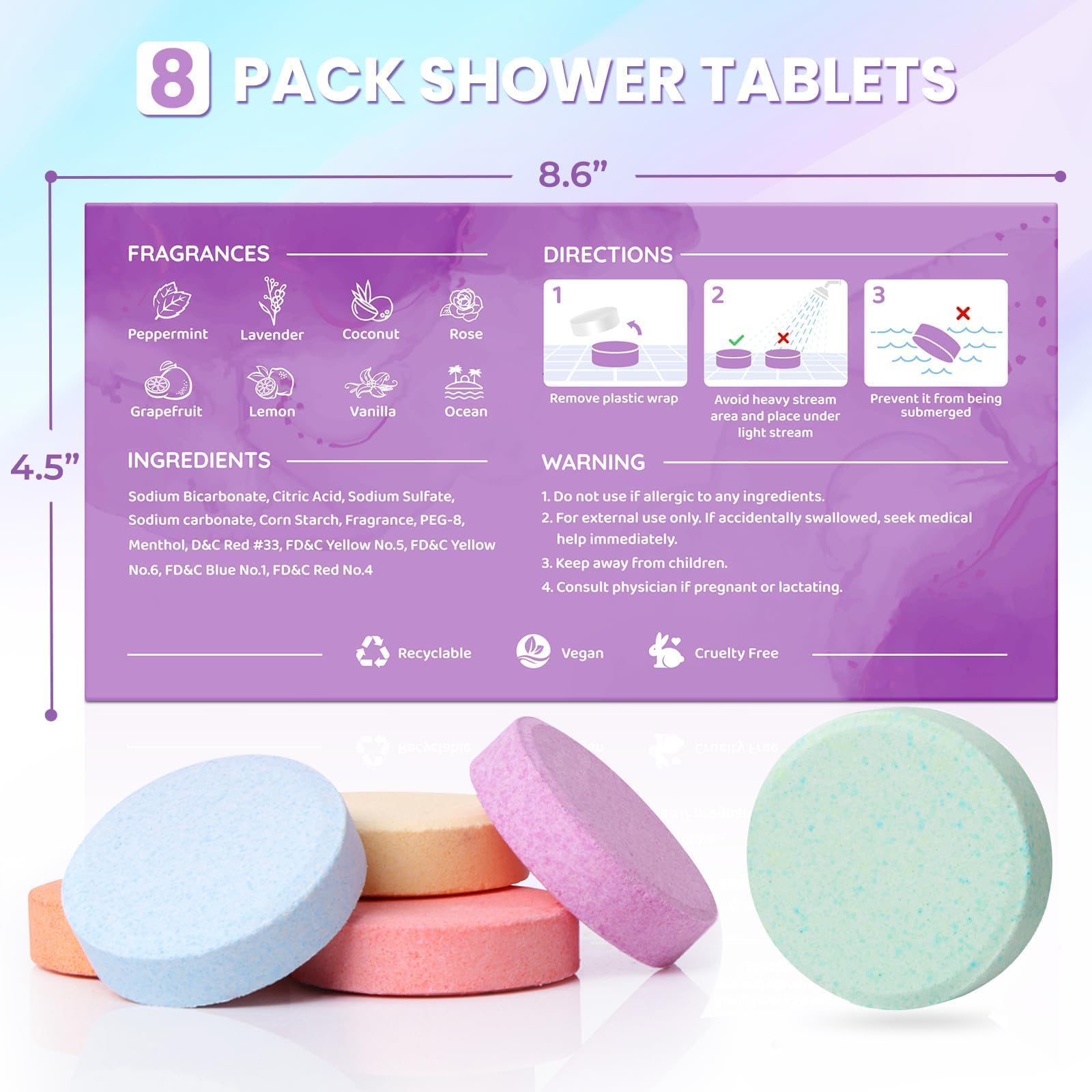 CalmNFiz tablettes vapeur vanille – douceur rassurante pour l'instant spa