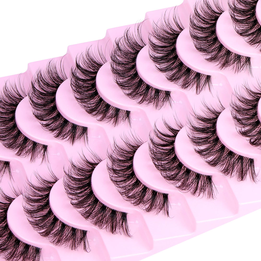 Calphdiar cils faux pour usage quotidien et soirée.