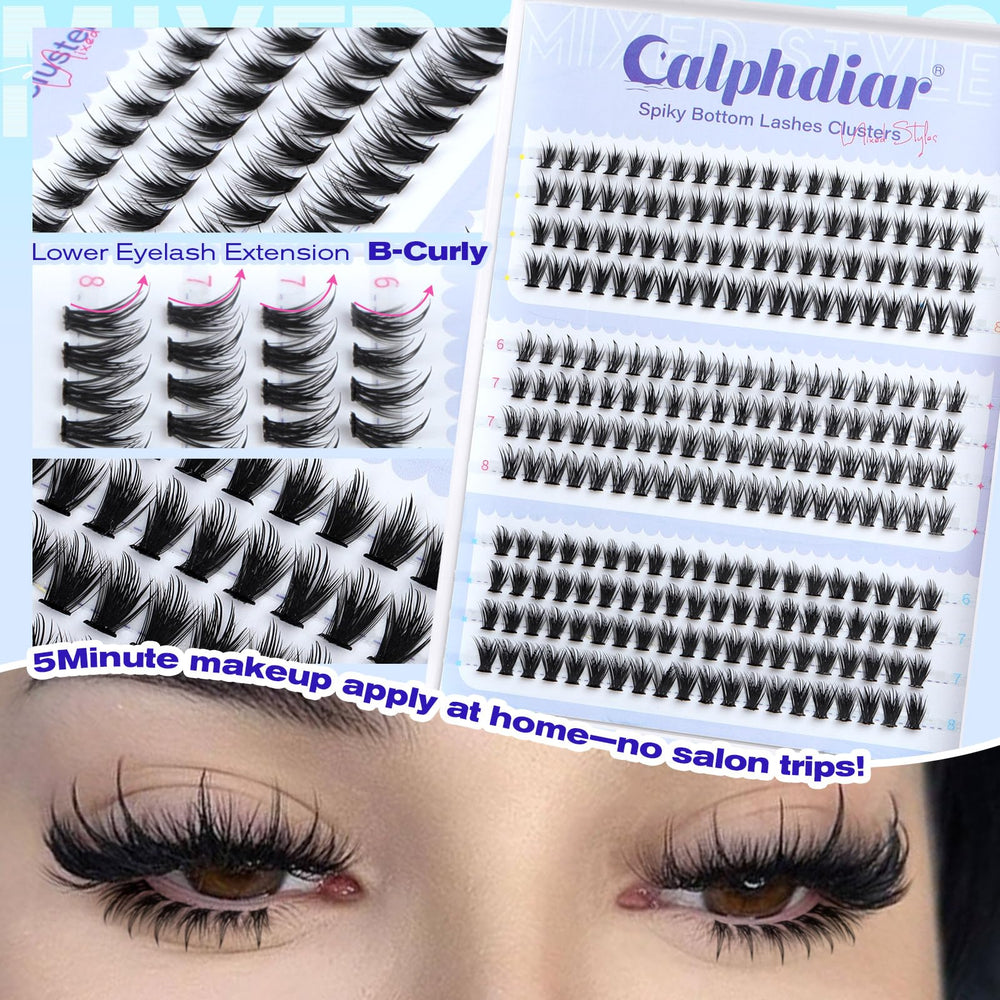 Confort longue journee Calphdiar cils inferieurs spike