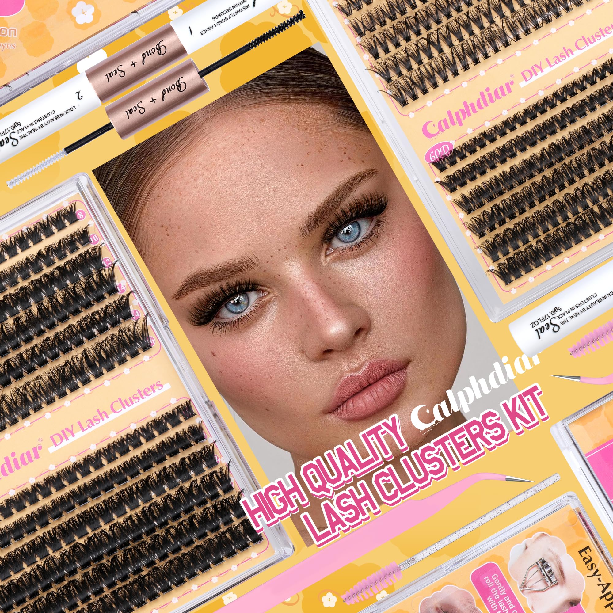 Extensions en grappes 8–16 mm pour varier les styles au quotidien.
