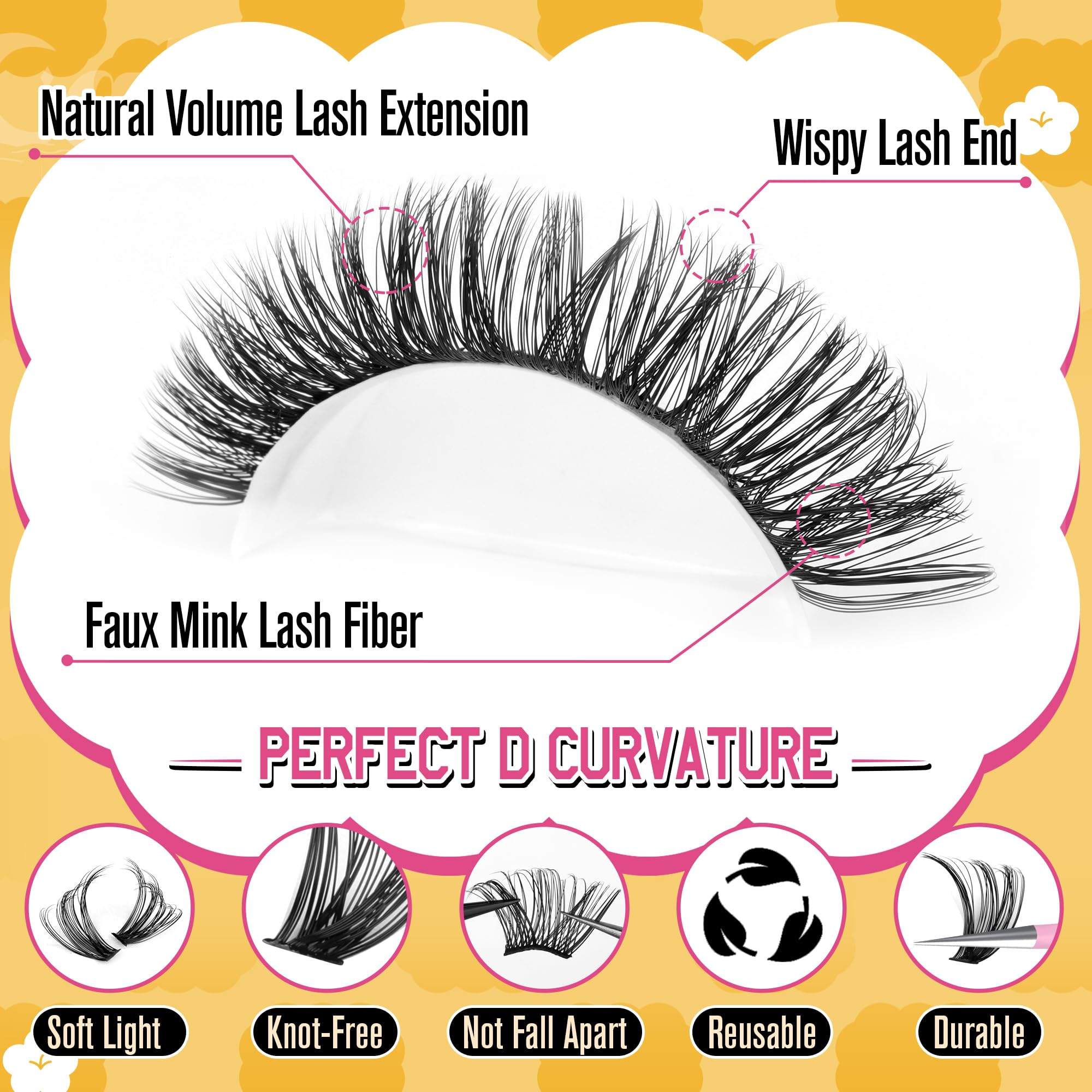 Kit de 474 pièces pour créer un regard plus dense sans effort.