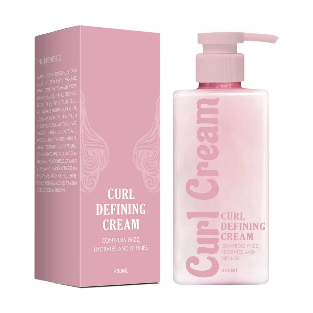 Calyphra Crème Définisseur Boucles — flacon élégant pour lisser les frisottis