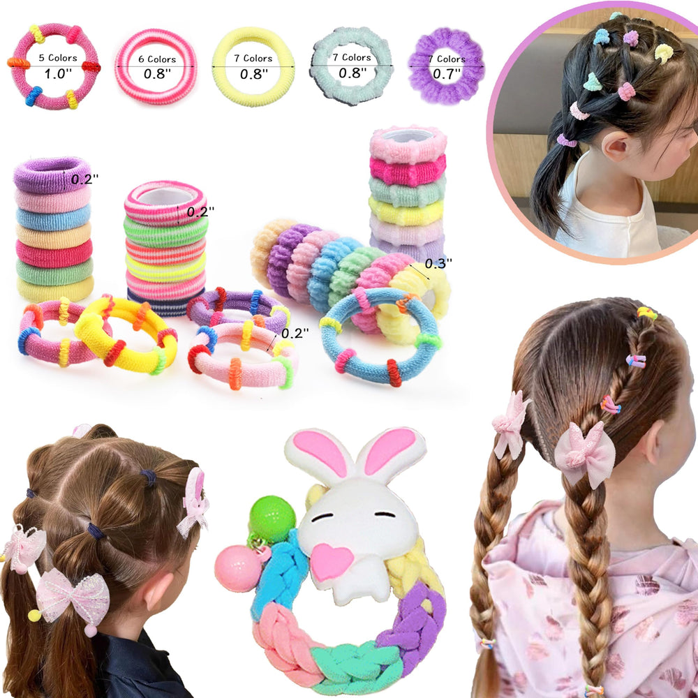 CAMBIODV bandes-cheveux-coton-multicolores-mini, maintien léger et style varié.