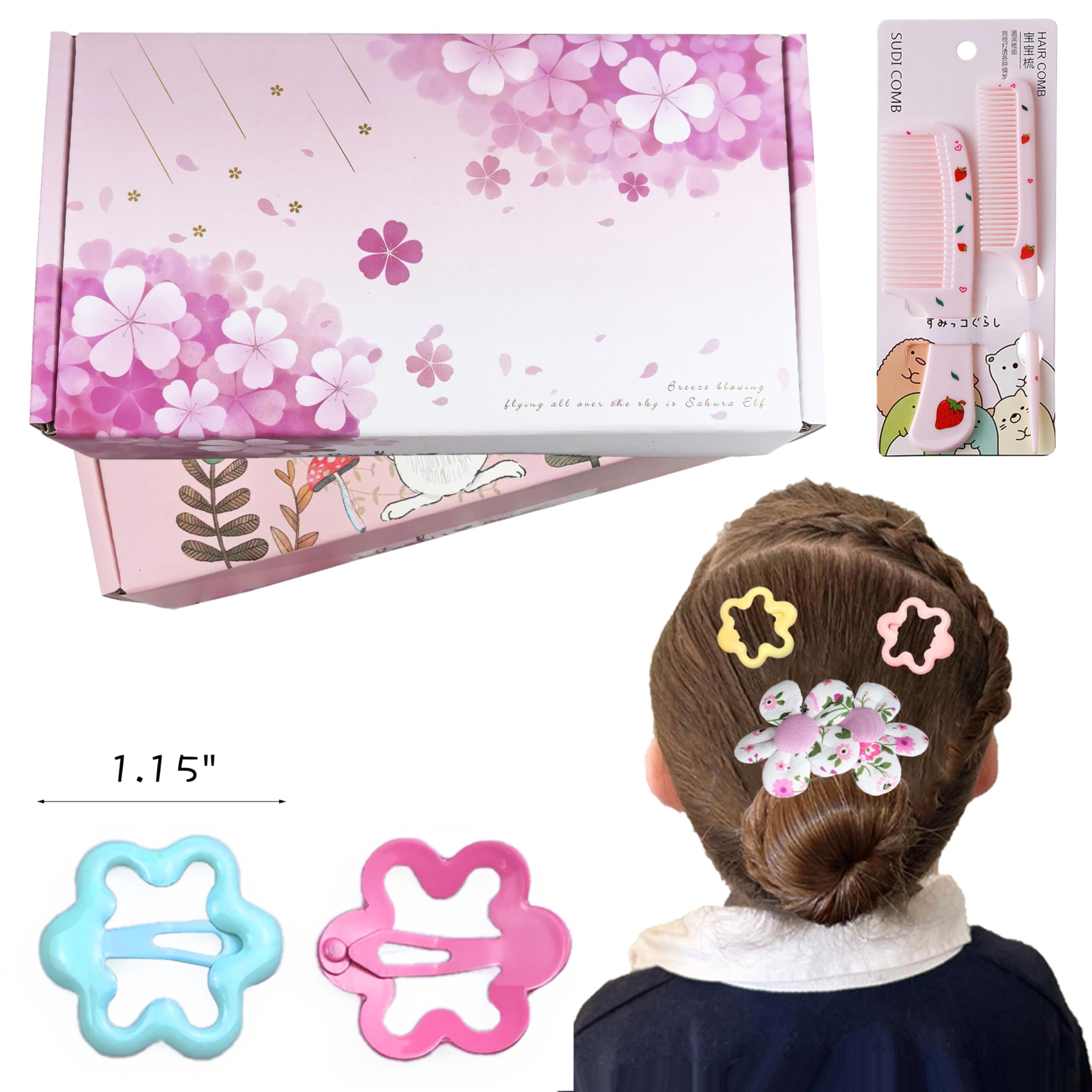 CAMBIODV barrettes-fleurs-cheveux, embellissent les coiffures festives et quotidiennes.