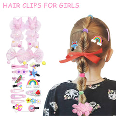 CAMBIODV clips-bouquet-fleur-mini-matte, attache solides pour petites filles actives.