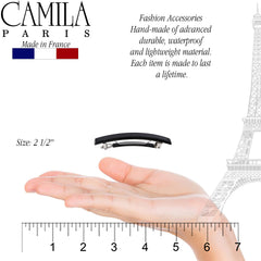 Barrette durable en acétate de cellulose Camila Paris, élégante.