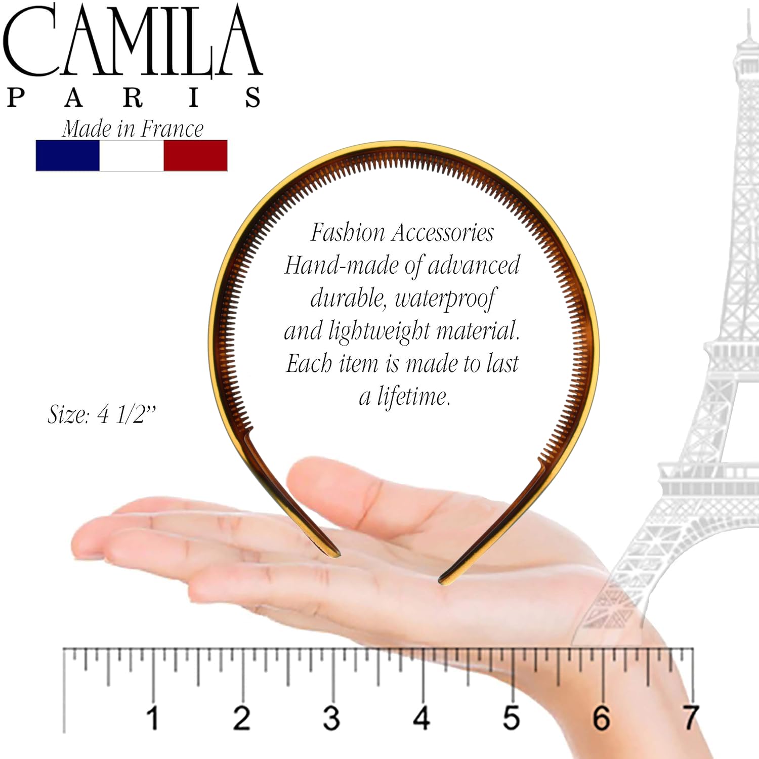 Camila Paris AD44 bandeau cheveux confort jour et nuit, sans douleur.