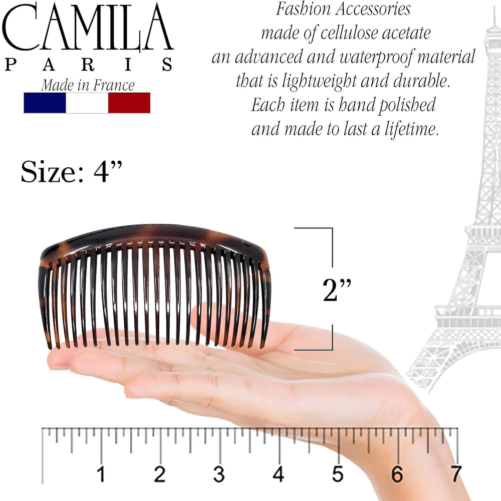 Camila Paris AD66/2, finition luxueuse brun tortue, allure chic pour occasions.