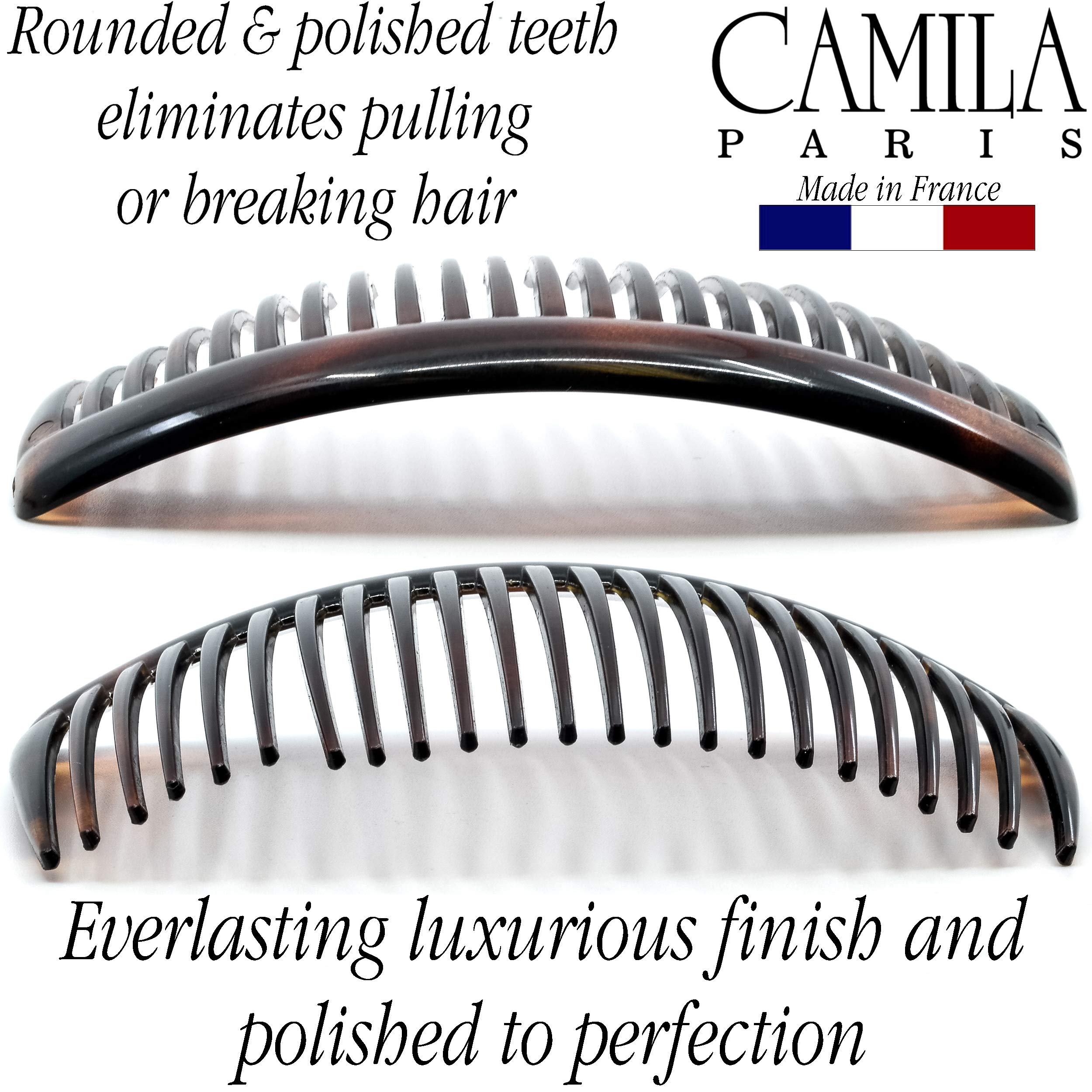 Camila Paris AD66/2, profil arqué avec 23 dents, prise confortable et précise.