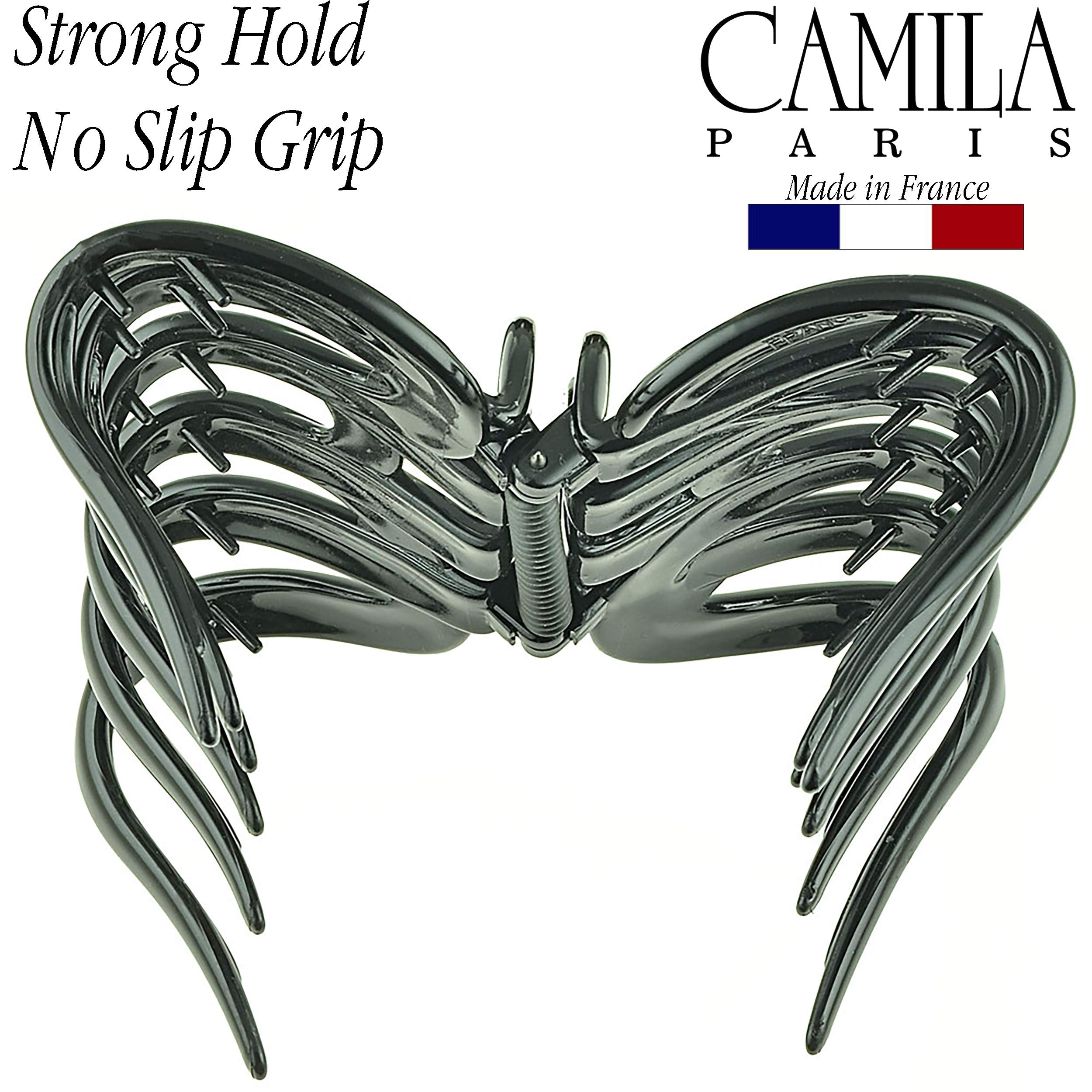 Camila Paris AD718-719 pinces-cheveux dents internes prise uniforme sans tiraillement.