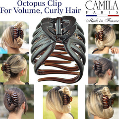 Détail finition tortue Camila Paris AD718 pour un look élégant.