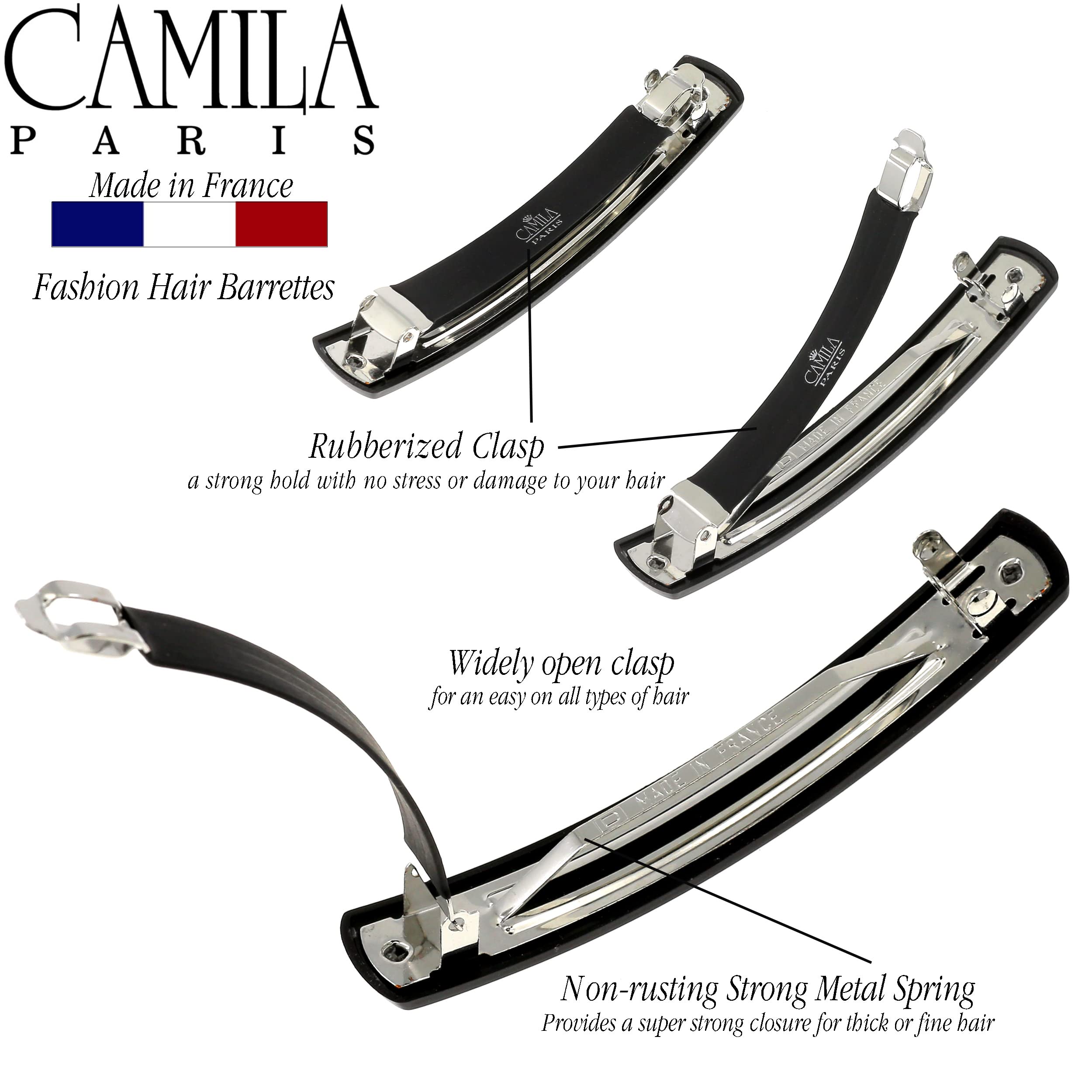 Barrette Camila Paris AD819 élégante, rapide à styliser pour un look chic.